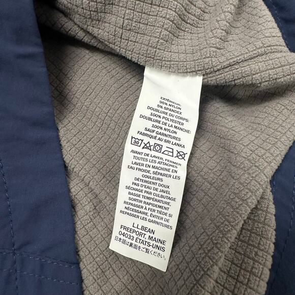 LL Bean Boundless Blue Womens XS Softshell Full Zip Hiking Insulated Jacket - Picture 5 of 9